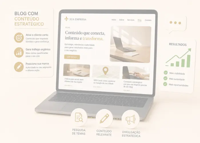 Blog com Conteúdo Estratégico